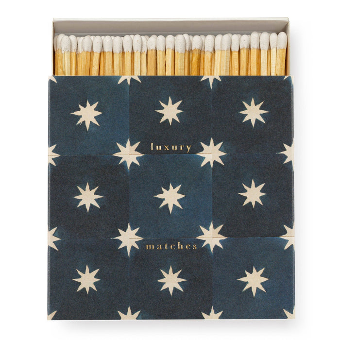 Zündhölzer | Navy Star Tile von Wanderlust - Sternkerze