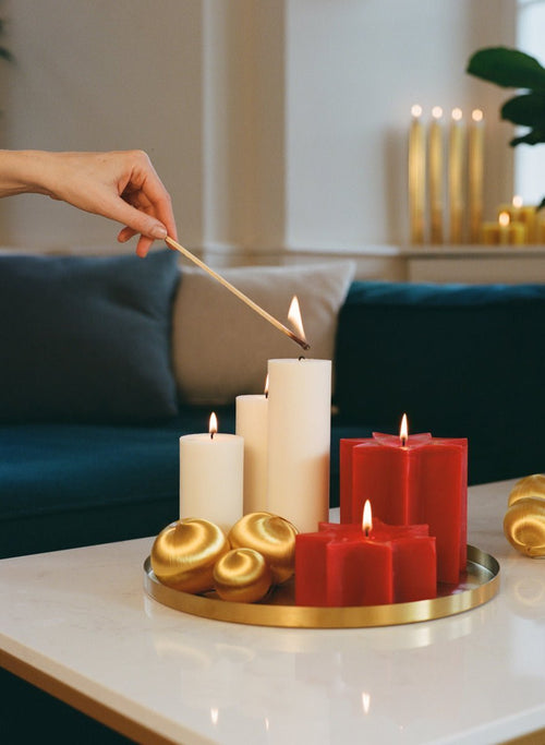 Geschenke für Grosseltern - Sternkerze