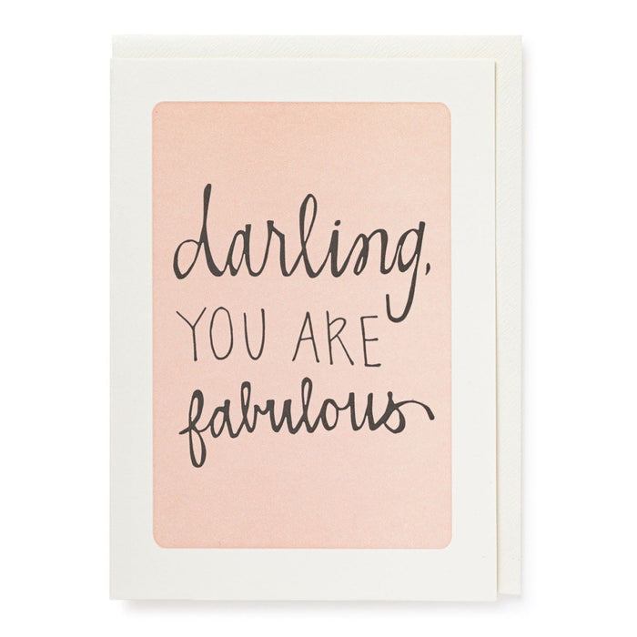 Darling you are Fabulous - Sternkerze