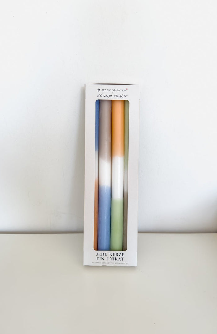 Dip Dye Kerze Cozy - Sternkerze