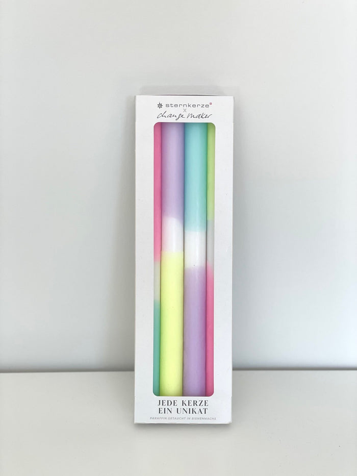 Dip Dye Kerzen - Sternkerze