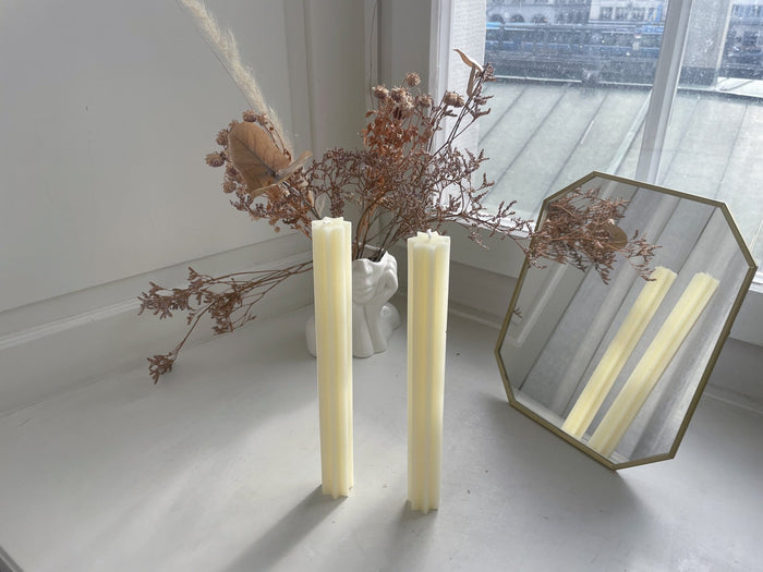 Sternstabkerzen Bienenwachs Cera Alba - Sternkerze